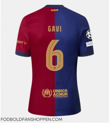 Barcelona Paez Gavi #6 Hjemmebanetrøje 2024-25 Kortærmet